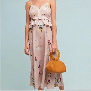 Sahil Kochhar Anthropologie Floral Dress with Pockets Size 8P